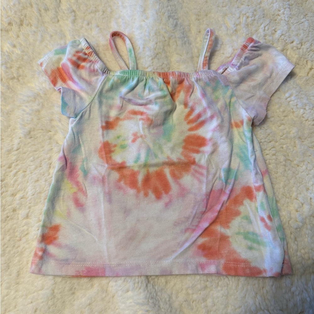 The Children’s Place tie dye off the shoulder tank top 2T